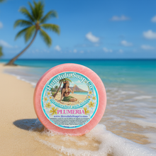 Load image into Gallery viewer, Plumeria Loofah Soap Body Scrub