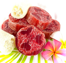 Load image into Gallery viewer, Plumeria Loofah Soap Body Scrub