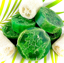Load image into Gallery viewer, Coconut loofah soap