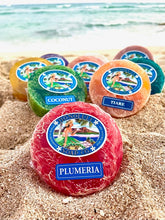 Load image into Gallery viewer, Plumeria Loofah Soap Body Scrub