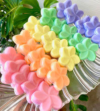 Load image into Gallery viewer, Plumeria flower shaped soap, handmade in Hawaii
