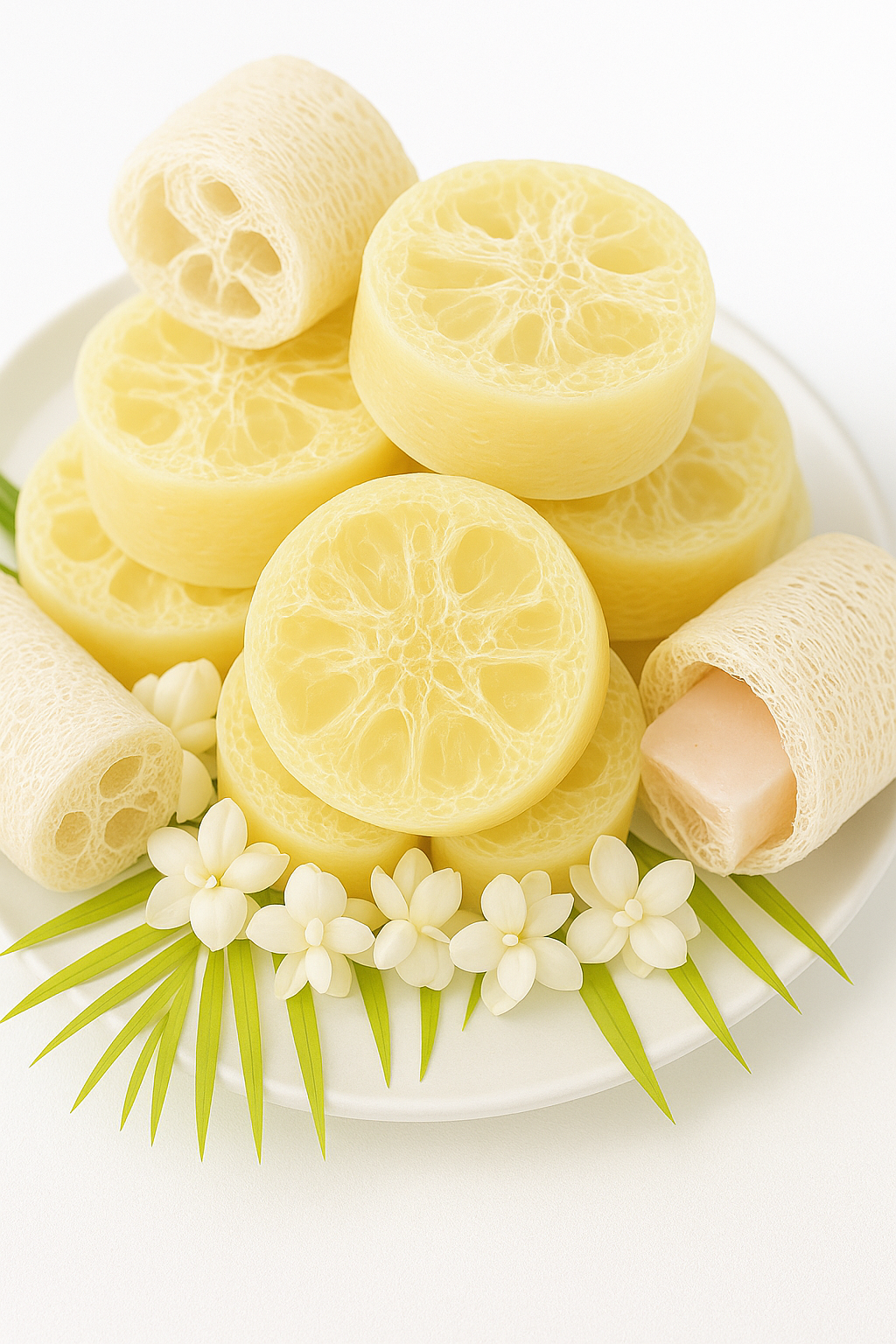 Pikake Loofah Soap | Exfoliating, Handmade Hawaii – Honolulu Soap