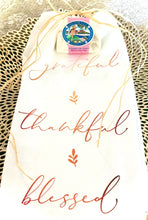 Load image into Gallery viewer, Grateful, Thankful, Blessed Hand Towel &amp; Soap Gift Set

