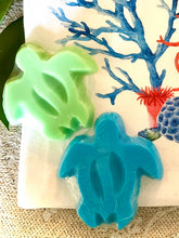 Load image into Gallery viewer, Tropical/Coral Soap &amp; Towel Gift Set
